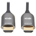 Tripp Lite P568F-20M-8K6 8K HDMI Plenum-Rated Fiber Active Optical Cable (AOC) - 8K UHD @ 60 Hz, HDR, M/M, Black, 20 m (65 ft.)