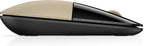 HP Z3700 Gold Wireless Mouse