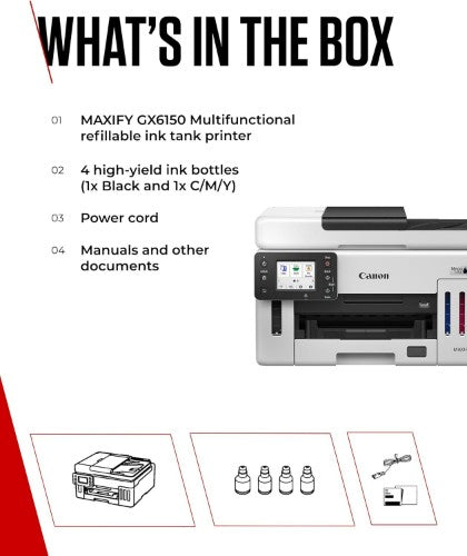 Canon MAXIFY GX6150 Inkjet A4 600 x 1200 DPI Wi-Fi