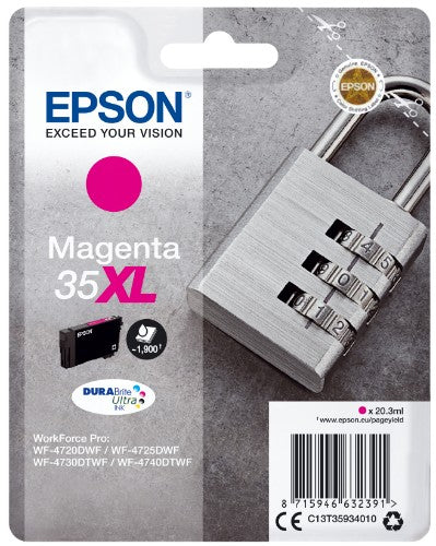 Epson C13T35934010/35XL Ink cartridge magenta high-capacity, 1.9K pages 20,3ml for Epson WF-4720