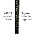 Tripp Lite SRW12US SmartRack 12U Low-Profile Switch-Depth Wall-Mount Small Rack Enclosure, Hinged Back