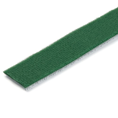 StarTech.com 25ft (7.6m) Hook and Loop Roll, Green, Cut-to-Size Reusable Cable Ties, Bulk Industrial Wire Fastener Tape, Adjustable Fabric Wraps, Reusable Self Gripping Cable Management Straps