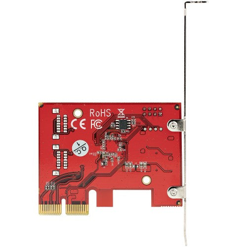 StarTech.com SATA PCIe Card - 4 Port PCIe SATA Expansion Card - 6Gbps - Low/Full Profile - Stacked SATA Connectors - ASM1164 Non-Raid - PCI Express to SATA Converter - TAA