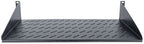 Intellinet 19" Cantilever Shelf, 2U, 2-Point Front Mount, 250mm Depth, Max 25kg, Black, Three Year Warranty