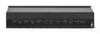 Intellinet Patch Panel, Cat6a, FTP, 12-Port, Desktop, Shielded, 90° Top-Entry Punch Down Blocks, Black