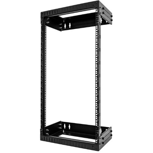 StarTech.com 2-Post 21U Heavy-Duty Wall Mount Network Rack, 19" Open Frame Server Rack with Adjustable Depth, Wall Mount Data Rack for IT / AV / Patch Panel / Computer Equipment - Cage Nuts and Screws Included