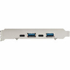 StarTech.com 4-Port USB PCIe Card - 10Gbps USB PCI Express Expansion Card w/ 2 Controllers - 2x USB-C & 2x USB-A ports (USB 3.2 Gen 2) - USB/USB-C PCI-e Card - Full Profile - TAA