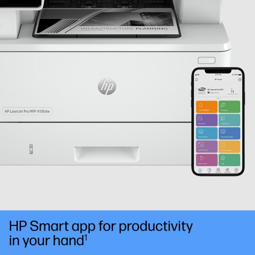 HP LaserJet Pro MFP 4102dw Printer