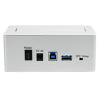StarTech.com USB 3.0 SATA Hard Drive Docking Station SSD / HDD with integrated Fast Charge USB Hub and UASP For SATA 6 Gbps - White
