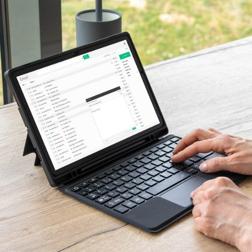 Mobilis 029035 tablet case 27.9 cm (11") Folio Black