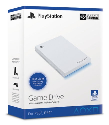 Seagate Game Drive 2 TB 3.2 Gen 1 (3.1 Gen 1) White