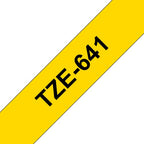 Brother TZE-641 DirectLabel black on yellow Laminat 18mm x 8m for Brother P-Touch TZ 3.5-18mm/36mm/6-18mm/6-24mm/6-36mm