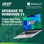 Acer TravelMate P2 TMP214-56-TCO-36B7 Intel Core 3 100U Laptop 35.6 cm (14") WUXGA 8 GB DDR5-SDRAM 256 GB SSD Wi-Fi 6 (802.11ax) Windows 11 Pro Silver