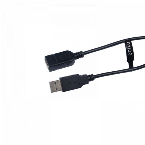 V7 Black USB Extension Cable USB 2.0 A Female to USB 2.0 A Male 1.8m 6ft