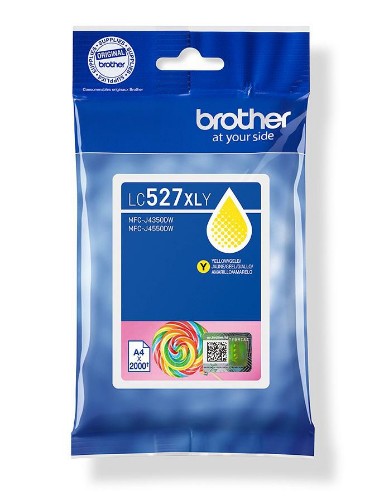 Brother LC-527XLY Ink cartridge yellow high-capacity, 2K pages ISO/IEC 19752 for Brother MFC-J 4350/6560/6975