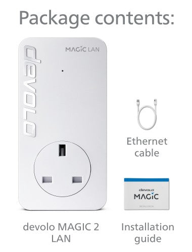 Devolo Magic 2 LAN 2400 Mbit/s Ethernet LAN White 1 pc(s)