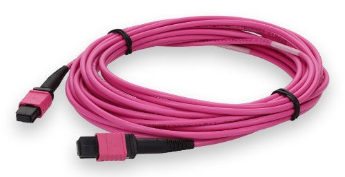 AddOn Networks ADD-MPOMPO-8M5OM4LZ-MA InfiniBand/fibre optic cable 8 m MPO LOMM Magenta