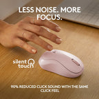 Logitech M240 Silent mouse Travel Ambidextrous RF Wireless + Bluetooth 4000 DPI