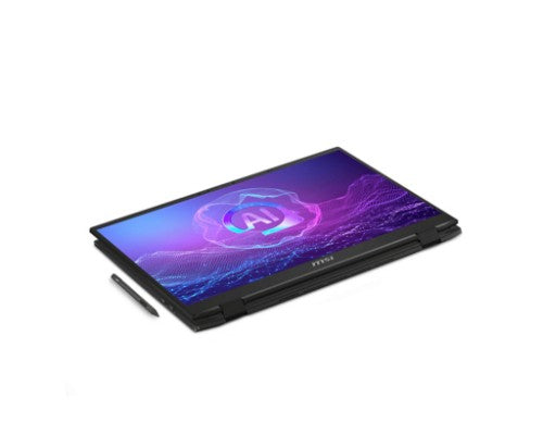 MSI Summit A16 AI+ A3HMTG-027UK AMD Ryzen AI 9 365 Hybrid (2-in-1) 40.6 cm (16") Touchscreen Quad HD+ 32 GB LPDDR5-SDRAM 1 TB SSD Wi-Fi 7 (802.11be) Windows 11 Home Black