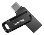 SanDisk Ultra Dual Drive Go USB flash drive 64 GB USB Type-A / USB Type-C 3.2 Gen 1 (3.1 Gen 1) Black