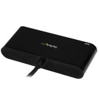 StarTech.com 3 Port USB-C Hub with Gigabit Ethernet & 60W Power Delivery Passthrough Laptop Charging - USB-C to 3x USB-A (USB 3.0 SuperSpeed 5Gbps) - USB 3.2 Gen 1 Type-C Adapter Hub