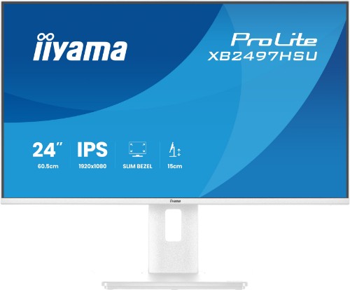 iiyama ProLite XB2497HSU-W1 computer monitor 60.5 cm (23.8") 1920 x 1080 pixels Full HD LED White