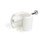 StarTech.com 100 Pack Extra Large Cable Clips with Nail - Reusable - Nail-in Clamps - Wire Holding Clips - Ethernet Cord/AV/Coax Cable Fasteners - Brick/Drywall Mounting Cable Tacks - White - TAA