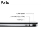 HP Chromebook x360 14b-cd0001na Intel® N N200 35.6 cm (14") Touchscreen Full HD 8 GB LPDDR5-SDRAM 128 GB eUFS Wi-Fi 6 (802.11ax) ChromeOS Silver
