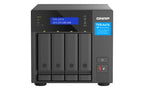 QNAP TVS-H474 NAS Tower Intel® Core™ i3 i3-12100 8 GB DDR4 0 TB QuTS hero Black