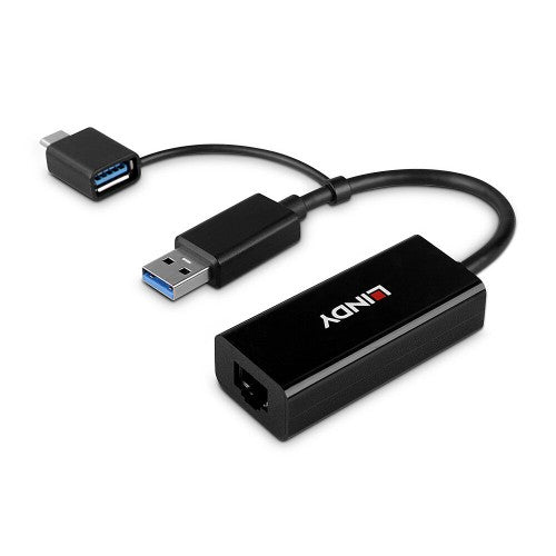 Lindy USB 3.2 Gen 1 Gigabit Ethernet Converter