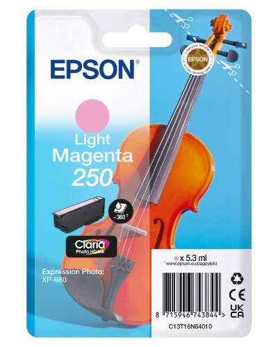 Epson C13T16N64010/250 Ink cartridge light magenta, 360 pages 5.3ml for Epson Expression Photo XP-980
