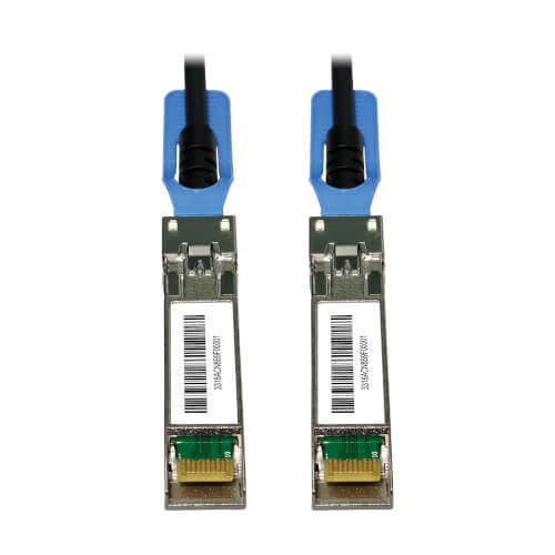 Eaton SFP28 to SFP28 25GbE Passive Twinax Copper Cable (M/M), SFP-H25G-CU1M Compatible, Black, 5 m (16.4 ft.)