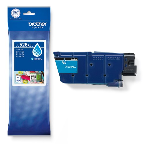 Brother LC-528XLC Ink cartridge cyan ultra High-Capacity, 10K pages ISO/IEC 19752 for Brother MFC-J 6975