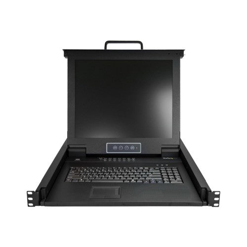 StarTech.com 16 Port Rackmount KVM Console w/ 6ft Cables - Integrated KVM Switch w/ 17" LCD Monitor - Fully Featured 1U LCD KVM Drawer- OSD KVM - Durable 50,000 MTBF - USB + VGA Support