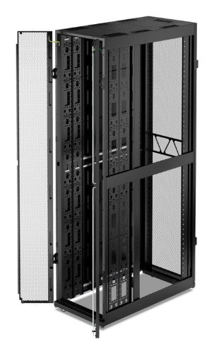 APC NetShelter SX, Server Rack Enclosure, Gen 2, 52U, 2436H x 600W x 1200D mm, with Sides, Black