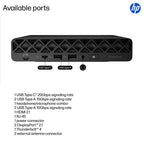 HP EliteDesk 8 Mini G1i Intel Core Ultra 5 235T 16 GB DDR5-SDRAM 512 GB SSD Windows 11 Pro Mini PC AI PC Black