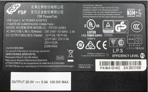 Elo Touch Solutions Power Adapter for Windows I-Series 2.0 Devices