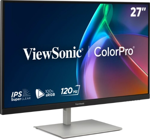 Viewsonic VP Series 27" 120Hz 2K QHD Pantone Validated 100% sRGB & Factory Calibrated Monitor with 90W USB-C