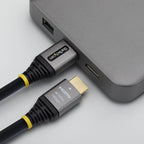 StarTech.com 25ft (7.6m) Premium Certified High Speed HDMI Cable, 4K 60Hz/1440p 144Hz, HDMI 2.0 Cable with HDR10/ARC, 18Gbps, 4K HDMI Cord for Monitor/TV/Display, High-Flex TPE Jacket