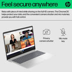 HP Chromebook 15a-nb0004na Intel® Core™ i3 i3-N305 39.6 cm (15.6") Full HD 8 GB LPDDR5-SDRAM 256 GB Flash Wi-Fi 6 (802.11ax) ChromeOS Silver