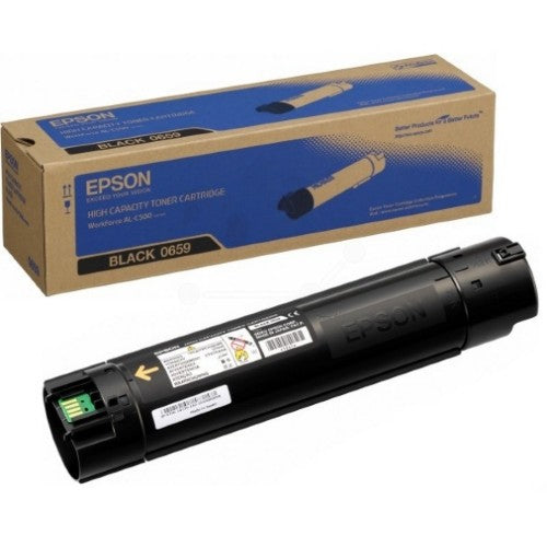 Epson C13S050659/0659 Toner-kit black, 18.3K pages for Epson Workforce AL-C 500