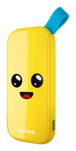 SanDisk SDSSDE30-2T00-G25F external solid state drive 2 TB USB Type-C 3.2 Gen 2 (3.1 Gen 2) Yellow