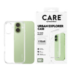 PanzerGlass CARE by ® Flagship Case Transparent Urban Explorer w. Clear Frame iPhone 17