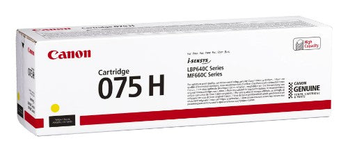 Canon 6366C002/075H Toner cartridge yellow high-capacity, 2.5K pages ISO/IEC 19752 for Canon i-SENSYS LBP-640