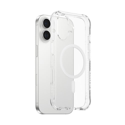 PanzerGlass CARE by ® Fashionable Case Samba Transparent w. White MagSafe iPhone 17