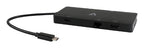 V7 UCMINIDOCK-ALTHV laptop dock/port replicator Docking USB 3.2 Gen 1 (3.1 Gen 1) Type-C Black