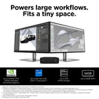 HP Z2 G9 Intel® Core™ i7 i7-12700 32 GB DDR5-SDRAM 1 TB SSD NVIDIA T1000 Windows 11 Pro Mini PC Workstation AI Workstation Black