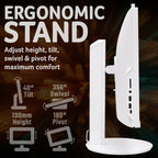 Acer Aspire C27-A All-in-One Desktop - Intel Core i7-1355U, 8GB, 1TB SSD, Integrated Graphics, 27" Full HD, Windows 11, White