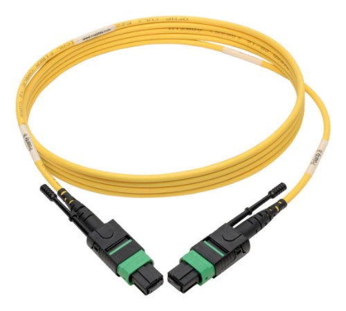 Eaton N390-01M-12-AP InfiniBand/fibre optic cable 1 m MPO/MTP OFNP Black, Green, Yellow