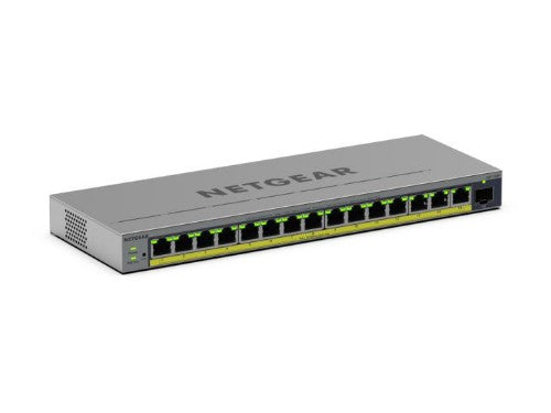 NETGEAR GS116EP Managed L2/L3 Gigabit Ethernet (10/100/1000) Power over Ethernet (PoE) Grey